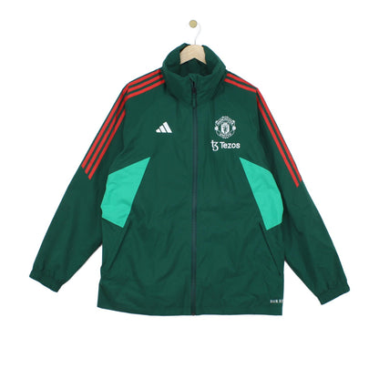 Mens Manchester United Waterproof Jacket Full Zip