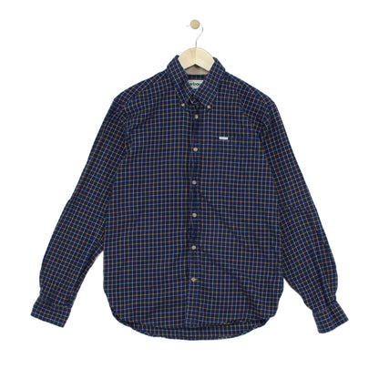 Mens Check Shirt Button Up Classic