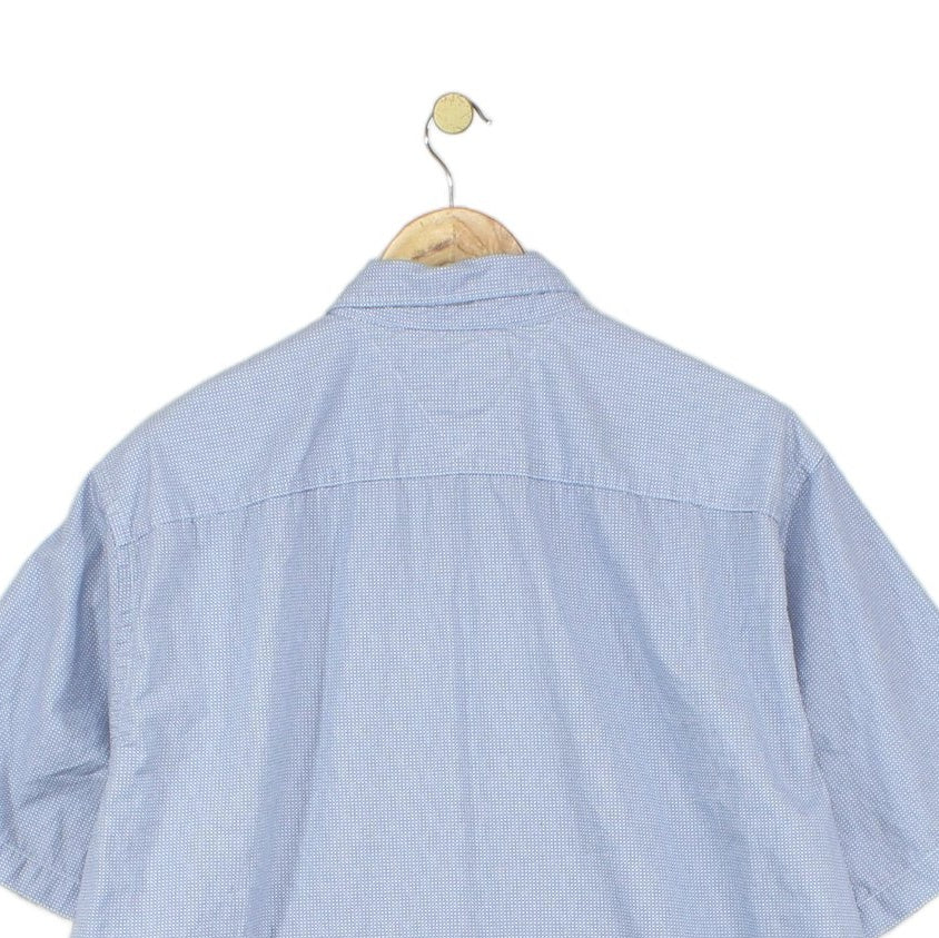 Mens Abstract Shirt Button Down Short Sleeve