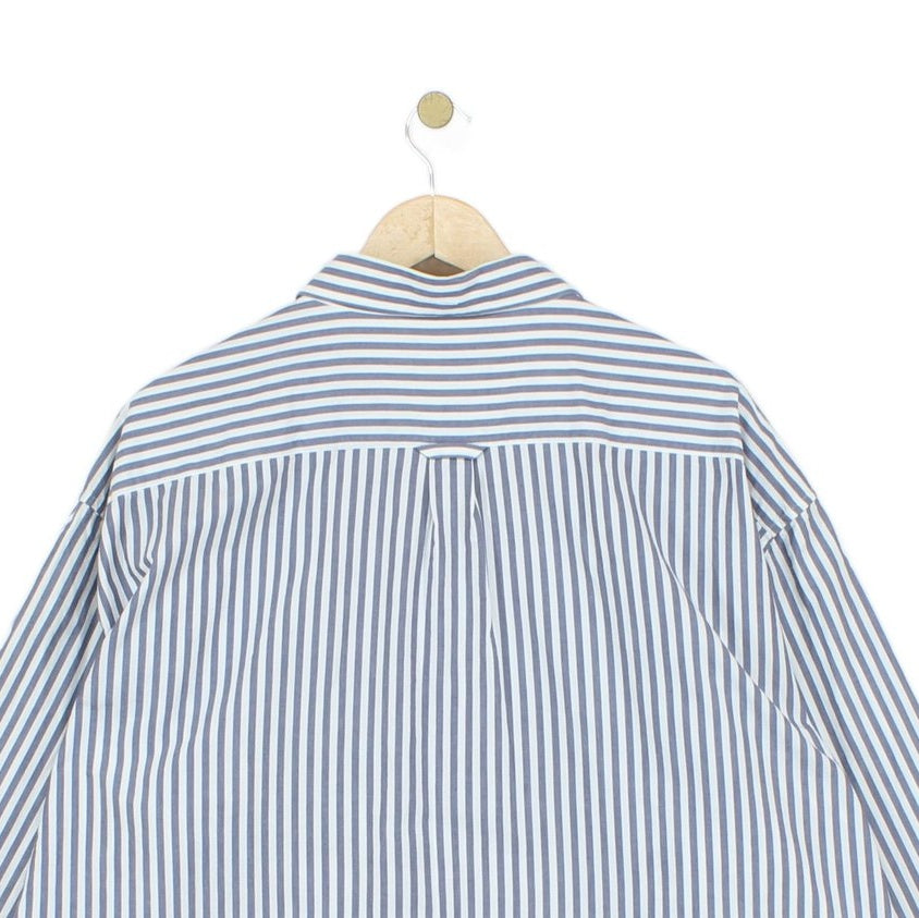 Mens Striped Shirt Made In Portugal Button Up Long Sleeve