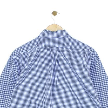 Mens Check Shirt Custom Fit Long Sleeve
