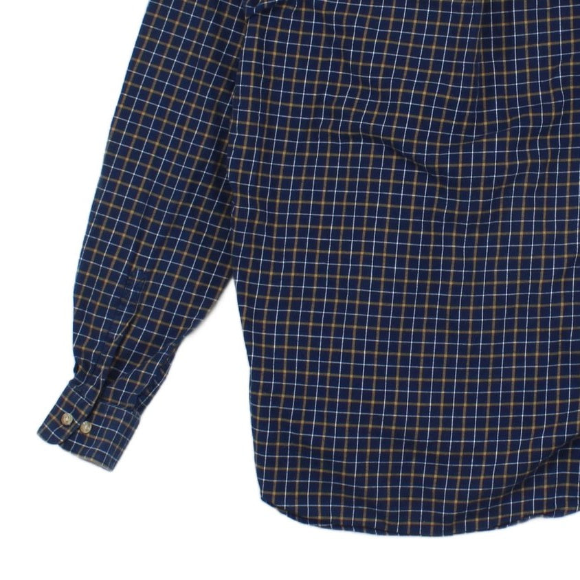 Mens Check Shirt Button Up Classic