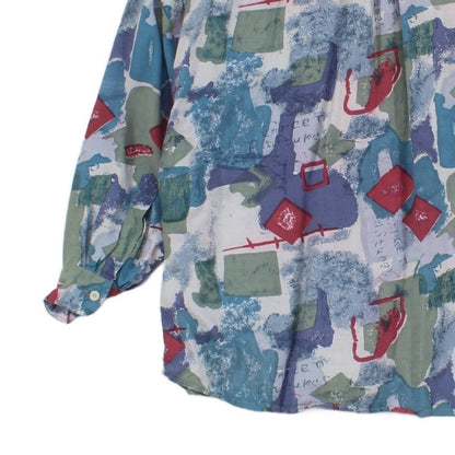 Mens Viscose Abstract Shirt Button Up