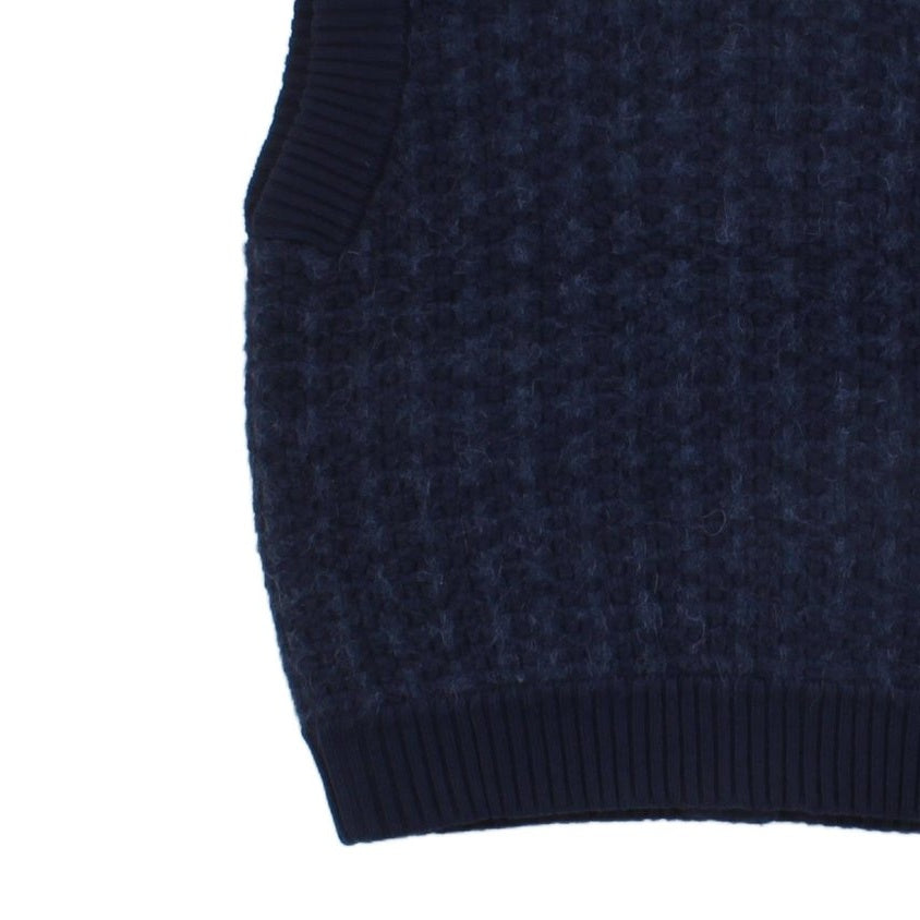 Womens Vest Cardigan Knit Sleeveless Cotton Alpaca