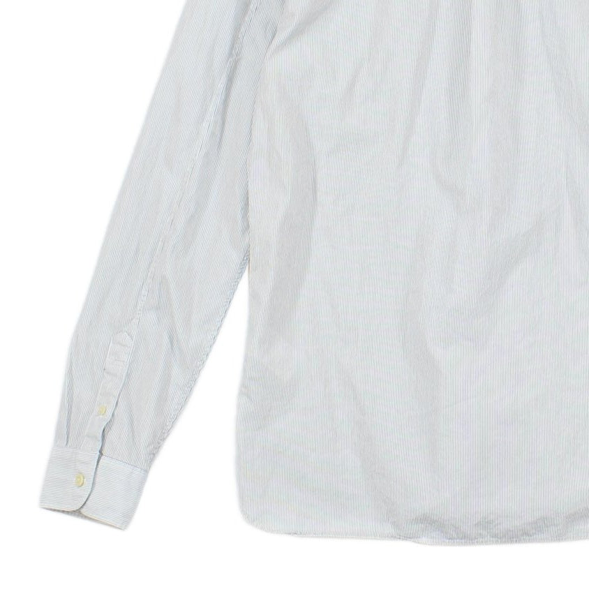 Mens Striped Shirt Long Sleeve Button Down