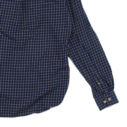 Mens Check Shirt Button Up Classic