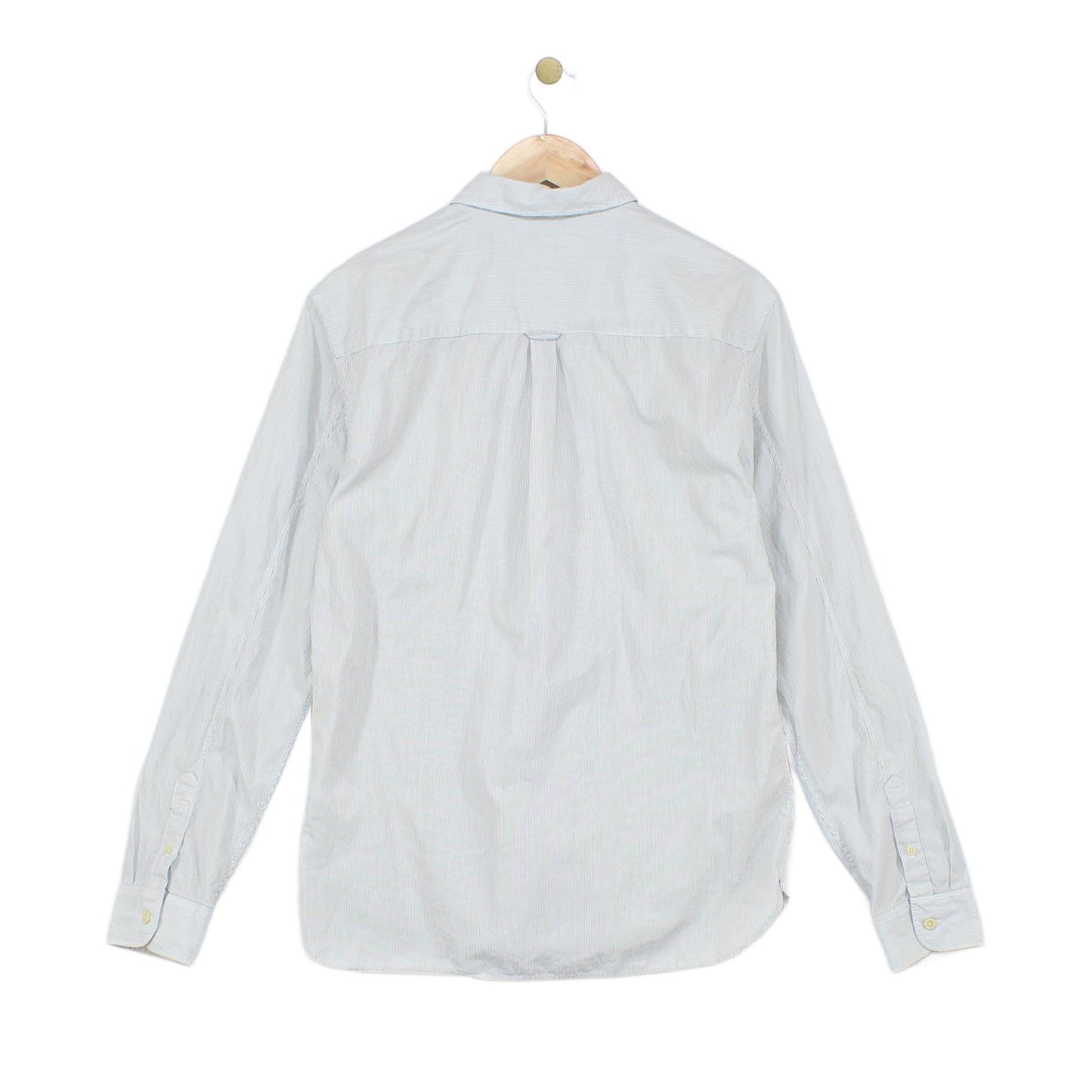 Mens Striped Shirt Long Sleeve Button Down