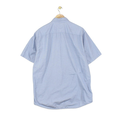 Mens Abstract Shirt Button Down Short Sleeve