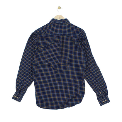 Mens Check Shirt Button Up Classic