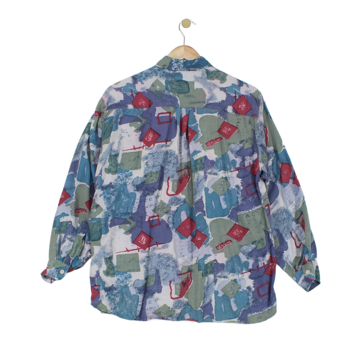 Mens Viscose Abstract Shirt Button Up