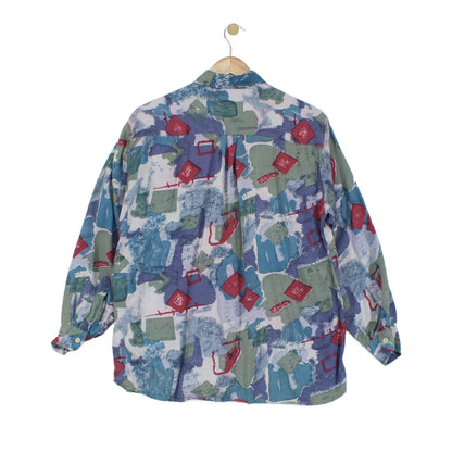Mens Viscose Abstract Shirt Button Up