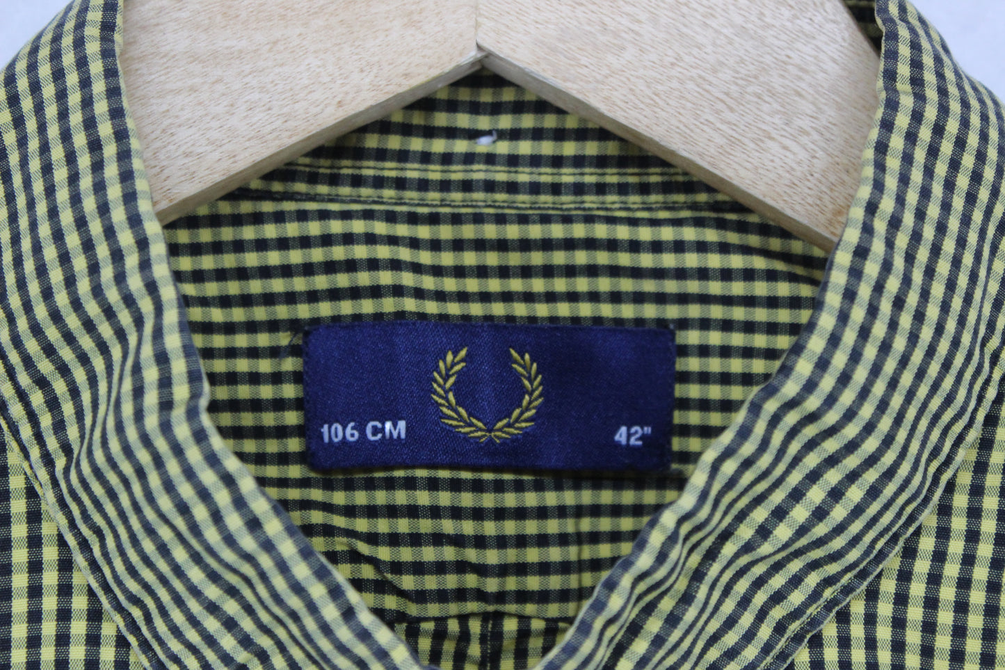 Mens Shirt Made In Portugal Check Long Sleeve