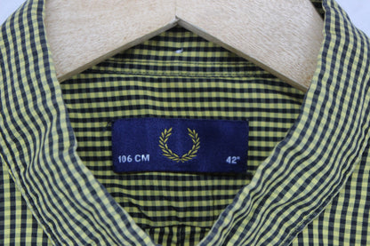 Mens Shirt Made In Portugal Check Long Sleeve