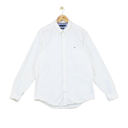 Mens Shirt Stretch Slim Fit Button Up