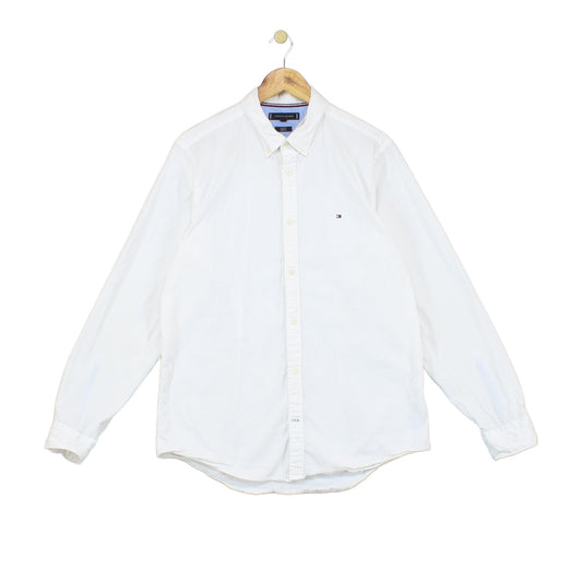 Mens Shirt Stretch Slim Fit Button Up