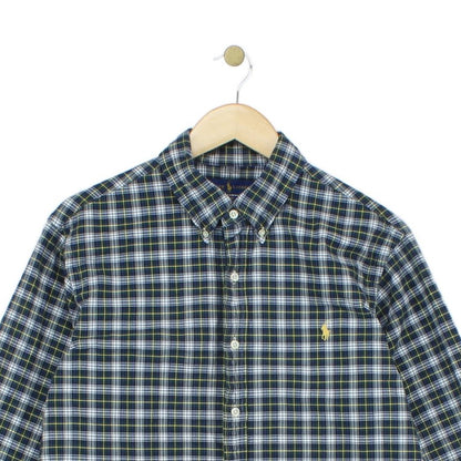 Mens Plaid Shirt Button Down Slim Fit