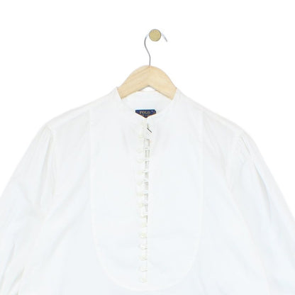 Womens Frill Blouse Regular Cotton