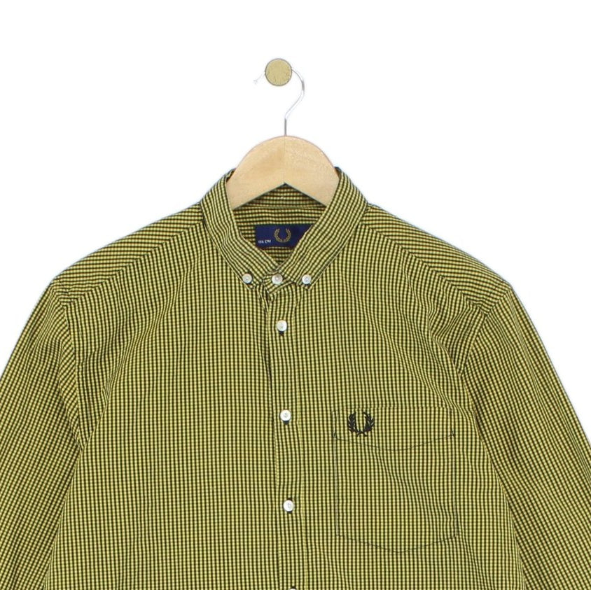 Mens Shirt Made In Portugal Check Long Sleeve
