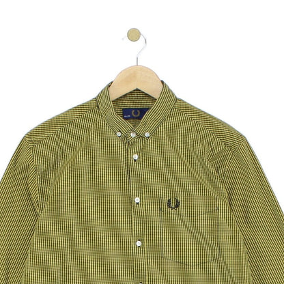 Mens Shirt Made In Portugal Check Long Sleeve