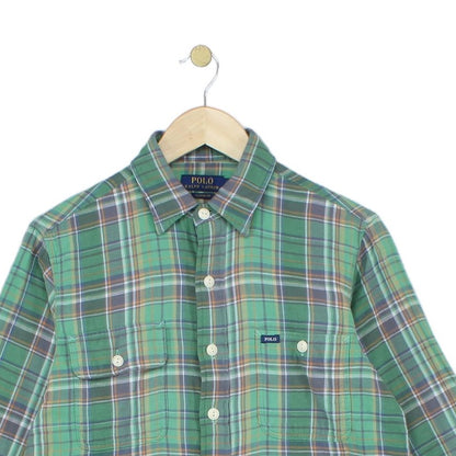 Mens Plaid Shirt Classic Fit Long Sleeve