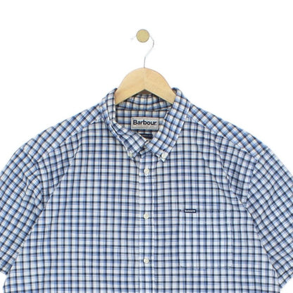 Mens Plaid Shirt Button Up Summer