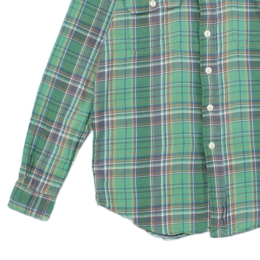 Mens Plaid Shirt Classic Fit Long Sleeve