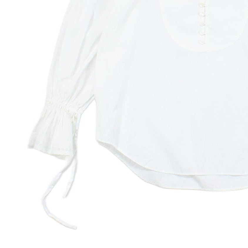 Womens Frill Blouse Regular Cotton