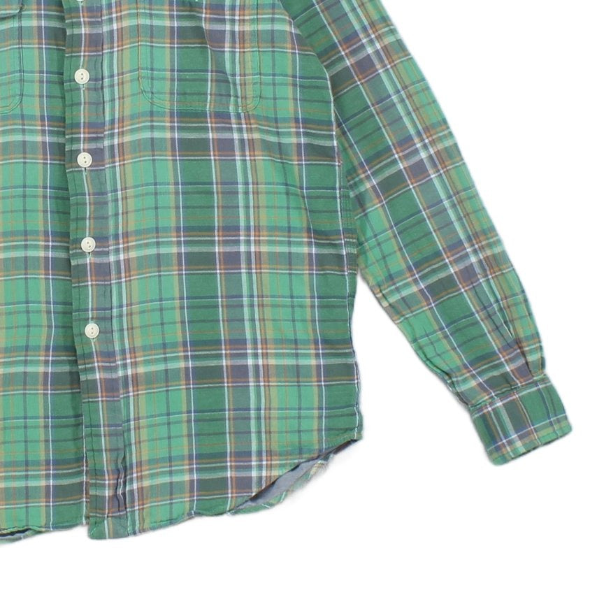 Mens Plaid Shirt Classic Fit Long Sleeve
