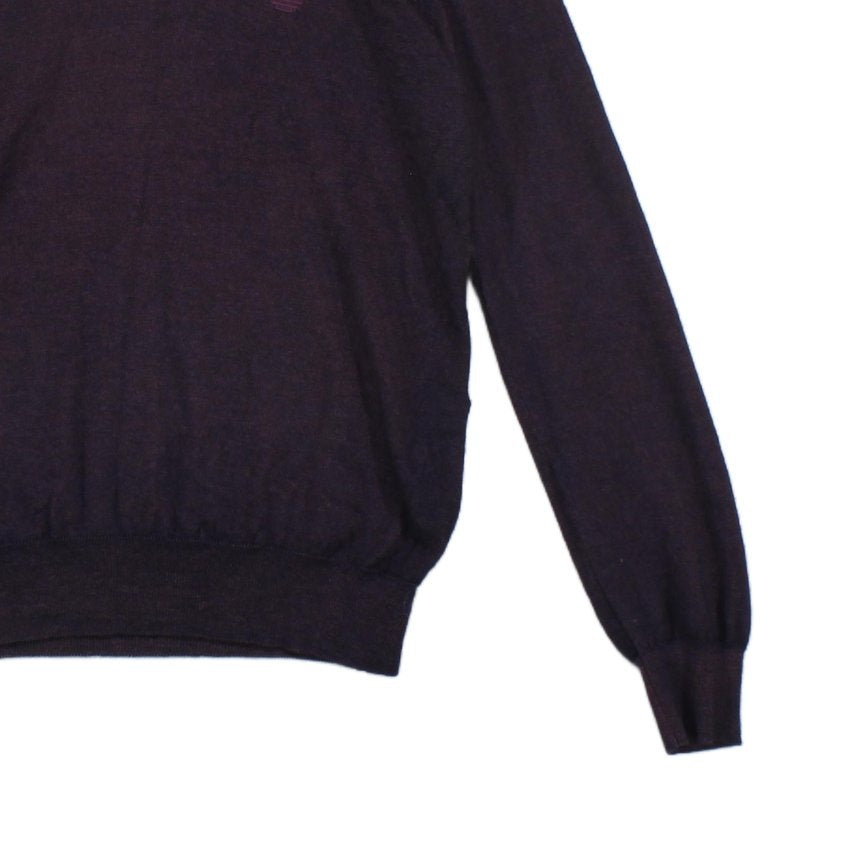 Mens V-Neck Jumper Made In Italy Soft