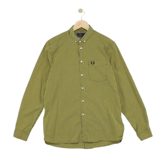 Mens Shirt Made In Portugal Check Long Sleeve