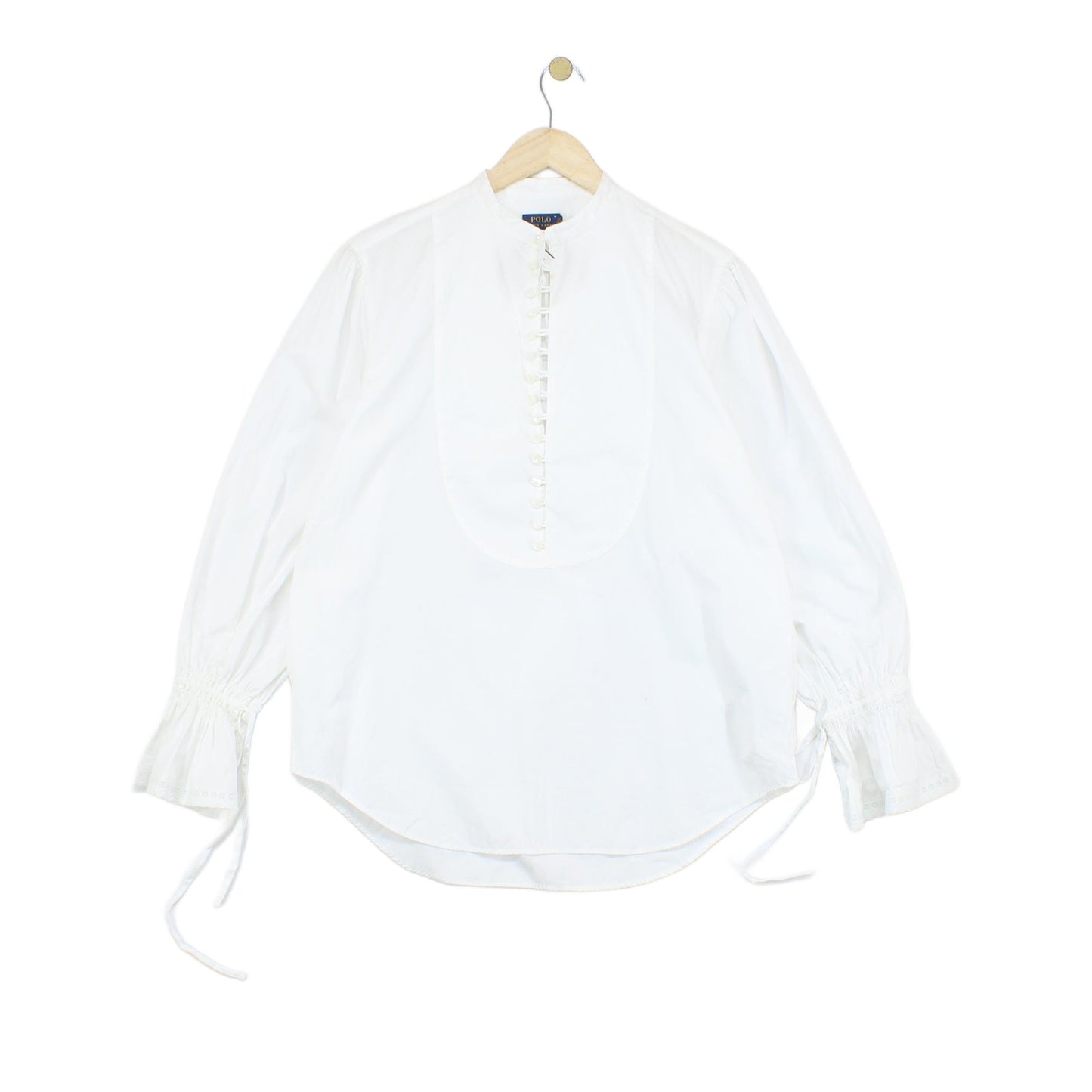 Womens Frill Blouse Regular Cotton
