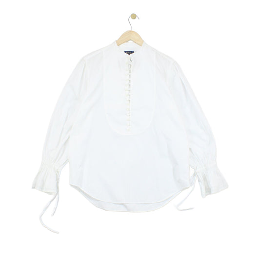 Womens Frill Blouse Regular Cotton