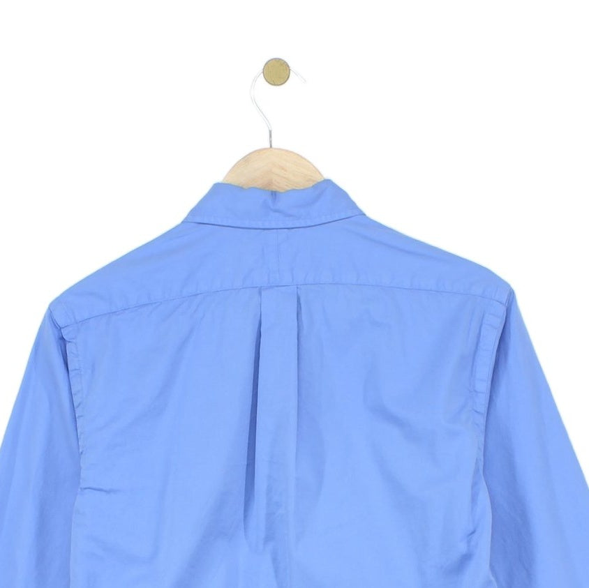 Mens Shirt Slim Collar Button Up