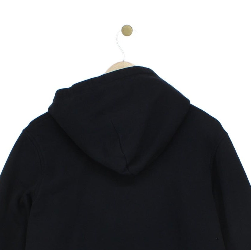 Mens Hoodie Embroidered Denim Streetwear