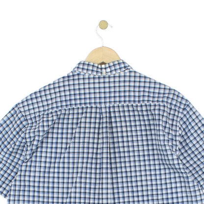 Mens Plaid Shirt Button Up Summer