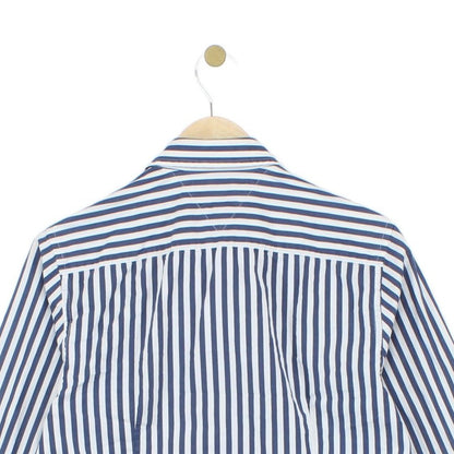Mens Striped Shirt Slim Fit Long Sleeve