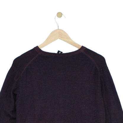 Mens V-Neck Jumper Made In Italy Soft
