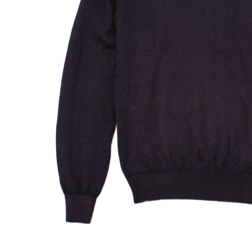 Mens V-Neck Jumper Made In Italy Soft