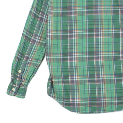 Mens Plaid Shirt Classic Fit Long Sleeve