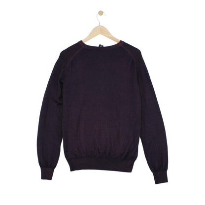 Mens V-Neck Jumper Made In Italy Soft