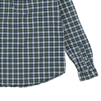 Mens Plaid Shirt Button Down Slim Fit