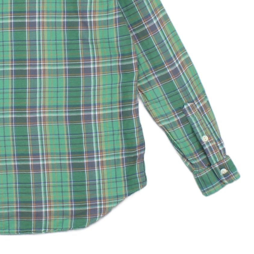 Mens Plaid Shirt Classic Fit Long Sleeve