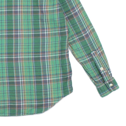 Mens Plaid Shirt Classic Fit Long Sleeve
