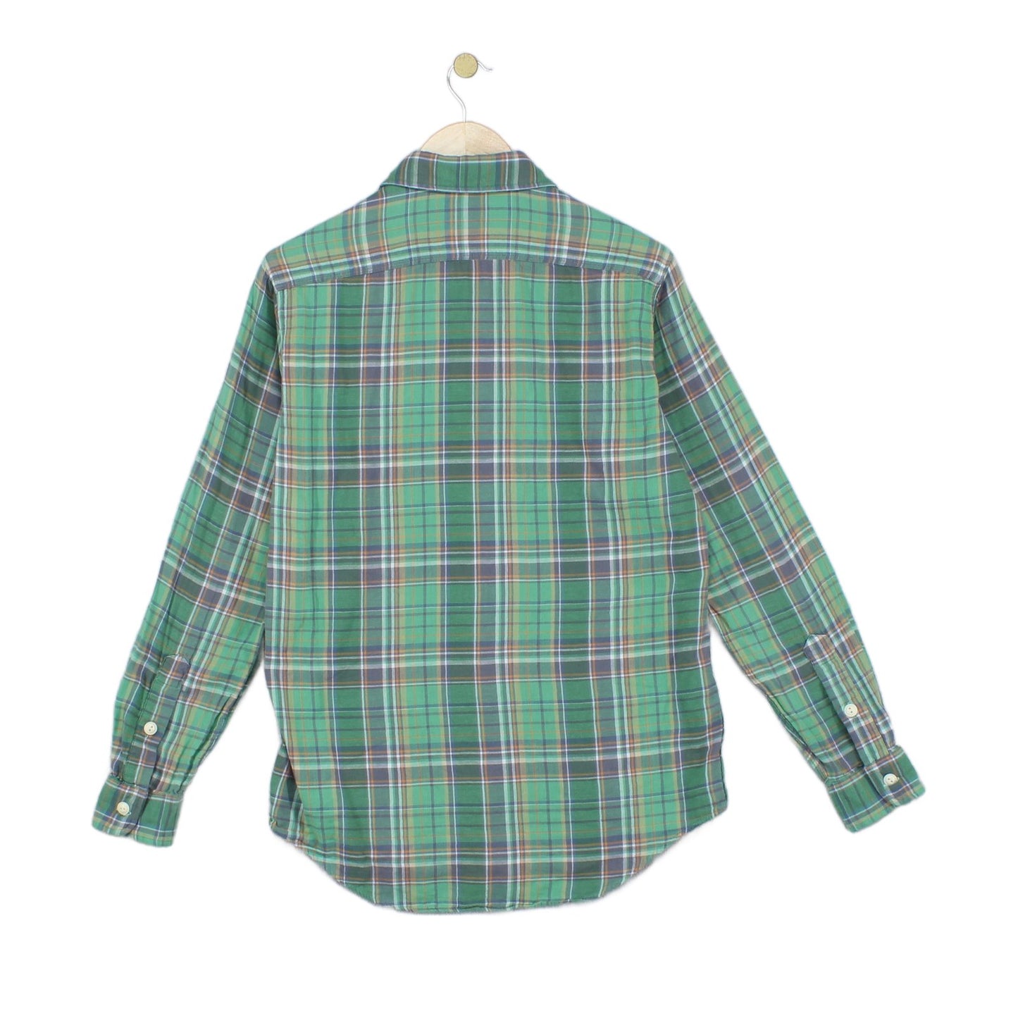 Mens Plaid Shirt Classic Fit Long Sleeve