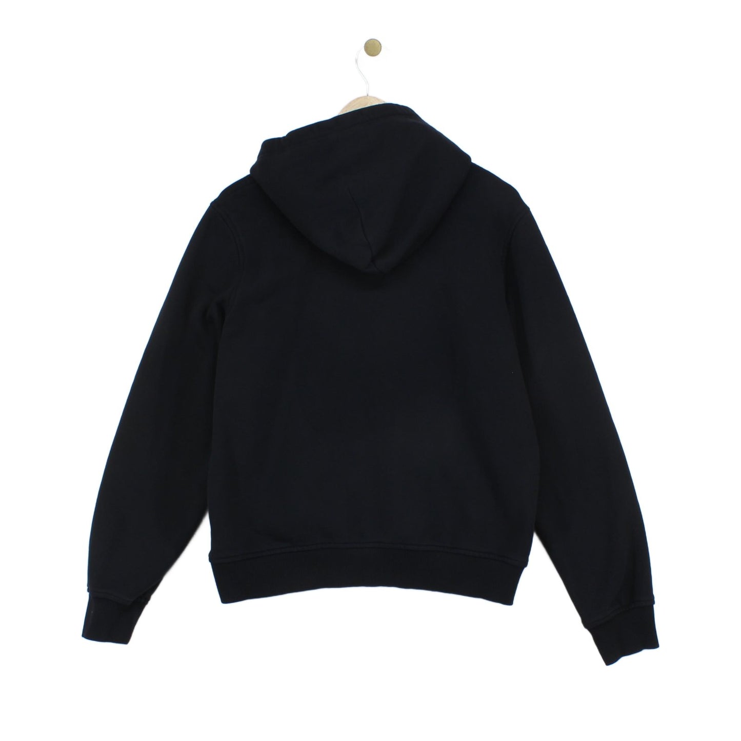Mens Hoodie Embroidered Denim Streetwear