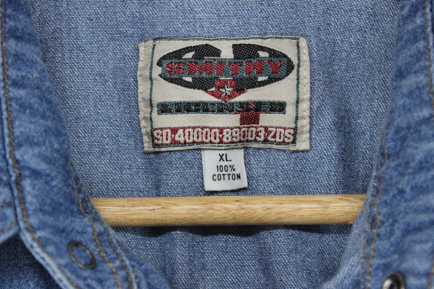 Mens Denim Shirt Button Up Relaxed Snap