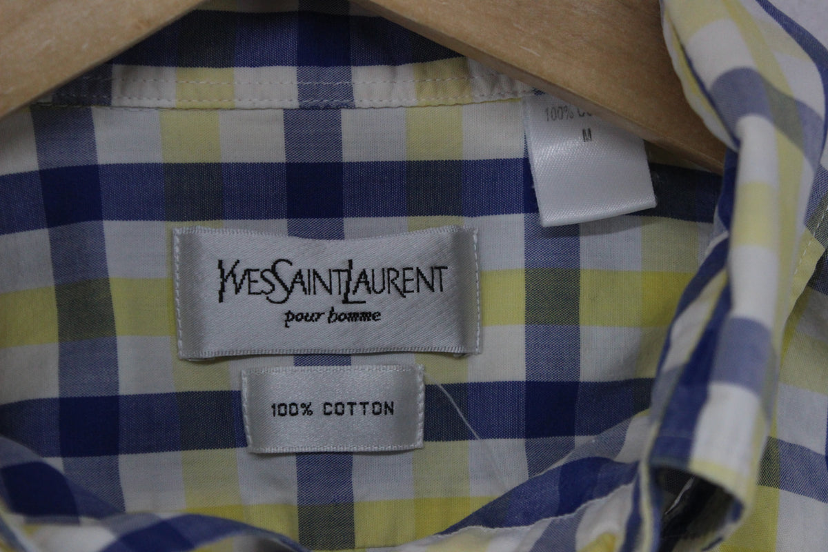 Mens Plaid Shirt Long Sleeve