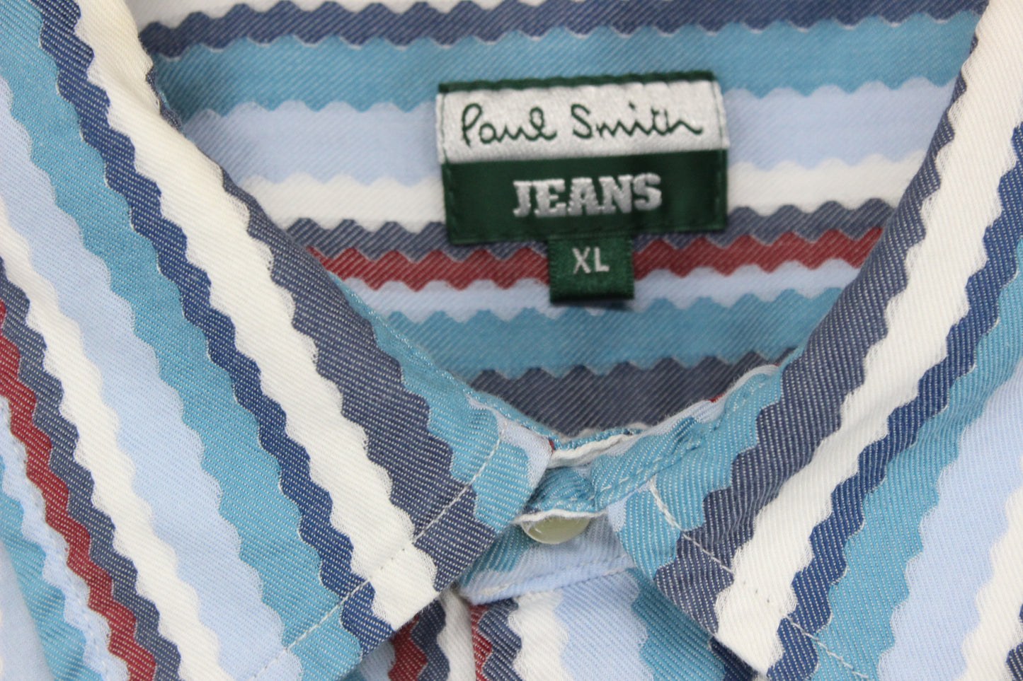 Mens Striped Shirt Stretch Button Up