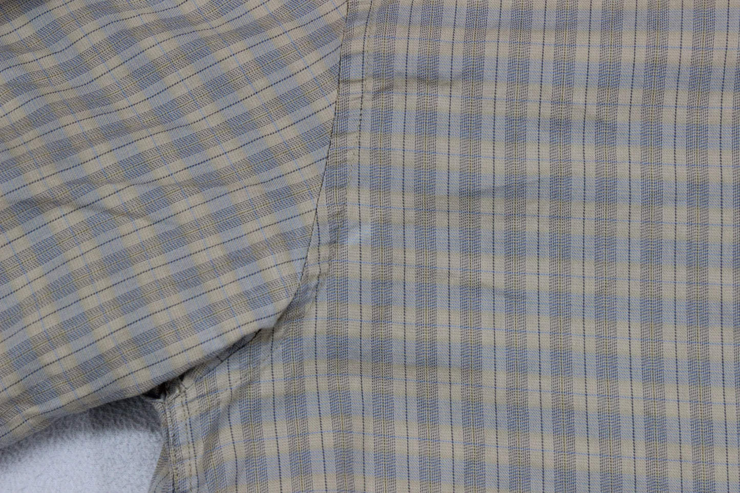 Mens Check Shirt Short Sleeve Collared
