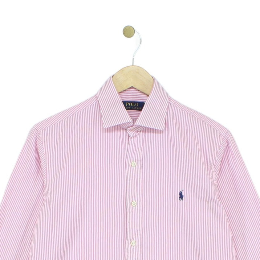 Mens Striped Shirt Long Sleeve Classic